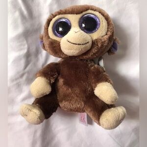 Ty Beanie Boos Coconut the Brown Monkey 6 in Plush